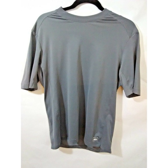REI Gray Men's Athletic Running Workout Shirt Med - Picture 1 of 4